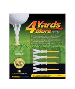 Green Keepers 4 MORE YARDS GOLF TEE 2 3/4"