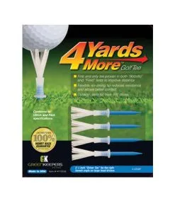 Green Keepers 4 MORE YARDS GOLF TEE 3 1/4"