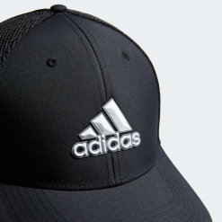 ADIDAS A-STRETCH TOUR HAT BLACK -Golf Shoes Elegant Store a stretch tour hat black 3