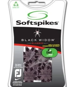 SoftSpikes BLACK WIDOW GOLF CLEATS/SPIKES - FAST TWIST