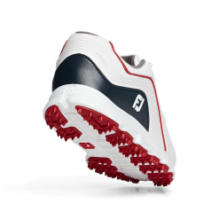 FootJoy BOYS PRO S/L WHITE/BLUE 45028 -Golf Shoes Elegant Store boys pro s l white blue 45028 4