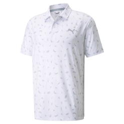 Puma CLOUDSPUN Feathers Golf Polo Bright White/ High Rise