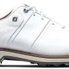 FootJoy DRYJOYS PREMIERE SERIES PACKARD 53908 WHITE WIDE