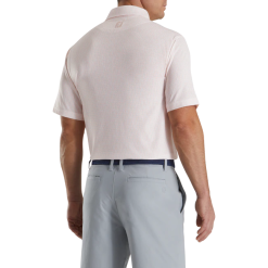 FOOTJOY BEAD CHAIN QUARTZ PINK/WHITE POLO -Golf Shoes Elegant Store footjoy bead chain quartz pink white polo 2