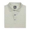 FOOTJOY LEAPING DOLPHINS POLO LEMONADE/DOVE GREY