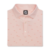 FOOTJOY SCHOOL OF FISH QUARTZ PINK POLO
