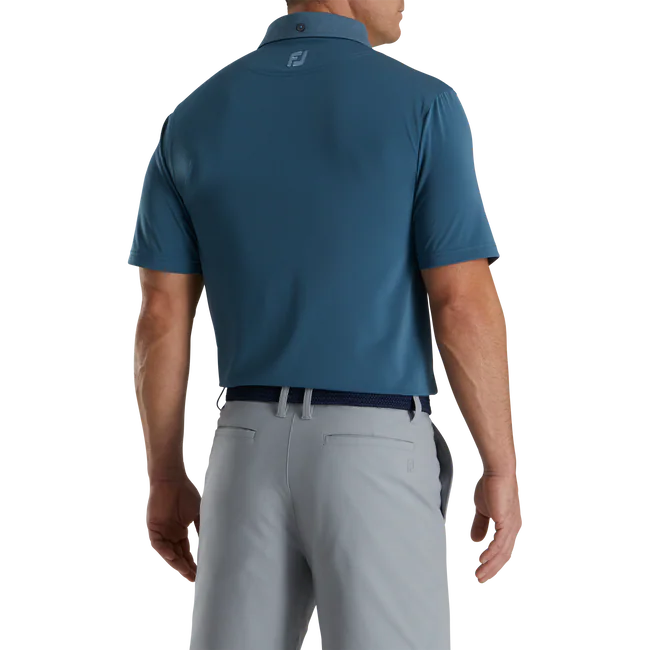 FOOTJOY TONAL TRIM SOLID W/ POCKET POLO INK 3 FOOTJOY TONAL TRIM SOLID W/ POCKET POLO INK - Image 3