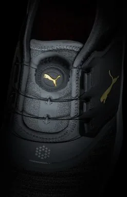 Puma IGNITE NXT DISC BLACK SILVER WHITE 192245-01 -Golf Shoes Elegant Store ignite nxt disc black silver white 192245 01 2