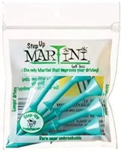 Martini Golf Tees MARTINI STEP TEE 5PK AQUA