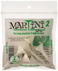 Martini Golf Tees MARTINI TEE 5PK 2" WHITE