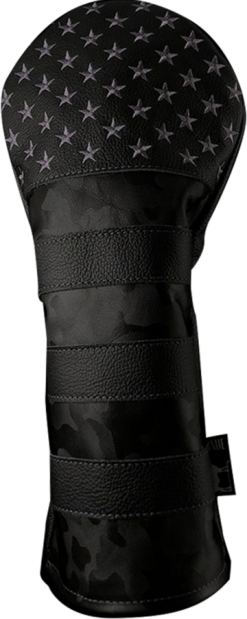Dormie Workshop PREMIUM LEATHER DRIVER COVER BLACKED OUT CAMO