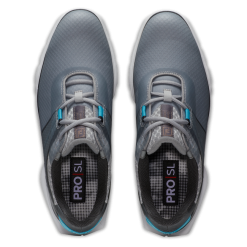 FootJoy PRO SL SPORT 53855 GREY/REEF BLUE MEDIUM -Golf Shoes Elegant Store pro sl sport 53855 grey reef blue medium 5