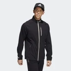 ADIDAS RAIN.RDY FULL-ZIP JACKET -Golf Shoes Elegant Store rainrdy full zip jacket 3