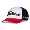 Titleist TOUR PERFORMANCE MESH HAT (BLACK/RED/WHITE)